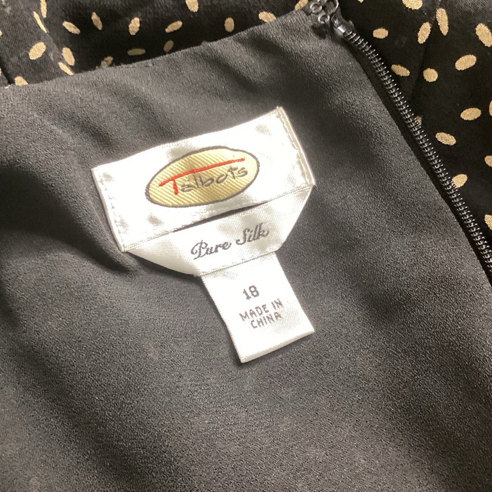 Talbots Pure Silk Sleeveless V-neck Wrap Maxi Dress 18 - Picture 8 of 9